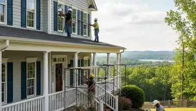 Vinyl siding installation service in Greensboro, NC for a home exterior upgrade