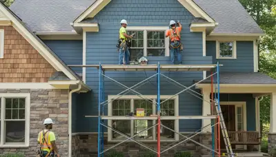 Vinyl siding installation service in Greensboro, NC for a home exterior upgrade