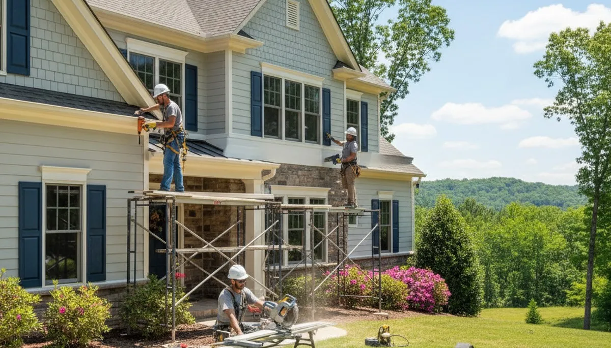 Vinyl siding installation for Greensboro, NC homes by a local siding contractor