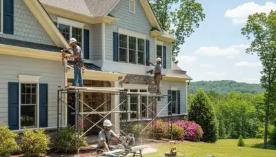 Vinyl siding installation for Greensboro, NC homes by a local siding contractor