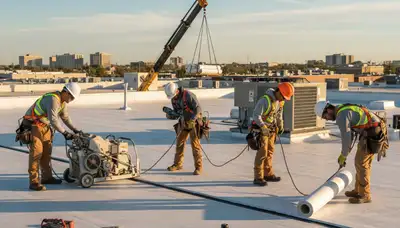 Commercial roofing services in Greensboro, NC for durable business weather protection