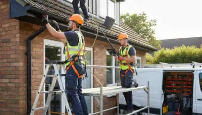 Greensboro, NC gutter repair by FX Remodeling & Exteriors for leaks, sagging sections, and storm damage