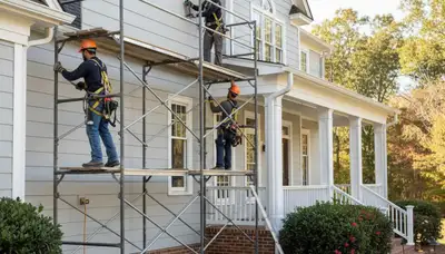 Vinyl siding installation service in Greensboro, NC for a home exterior upgrade