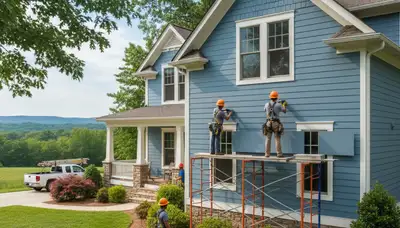 Vinyl siding installation for Greensboro, NC homes by a professional siding contractor
