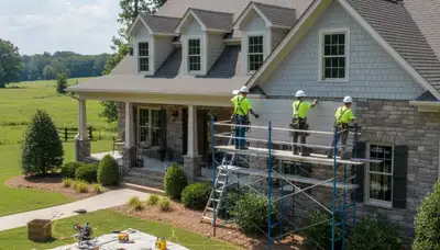 Vinyl siding installation in Greensboro, NC for a residential home exterior