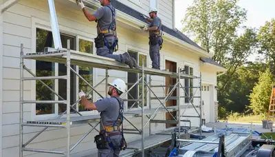 Seamless gutter installation in Greensboro, NC for home moisture protection