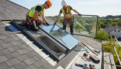 Skylight installation in Greensboro, NC by FX Remodeling & Exteriors for a brighter home interior